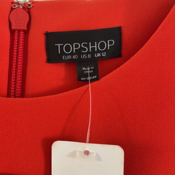 Topshop scallop mini dress - Picture 3 of 4